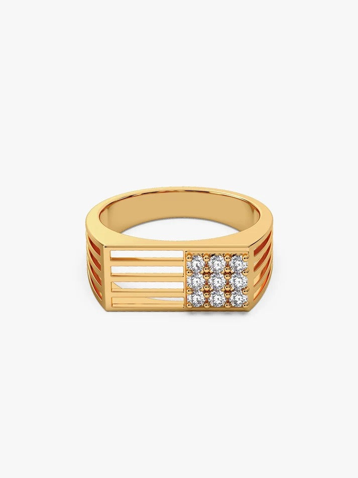Golden Square in Rectangle Ring